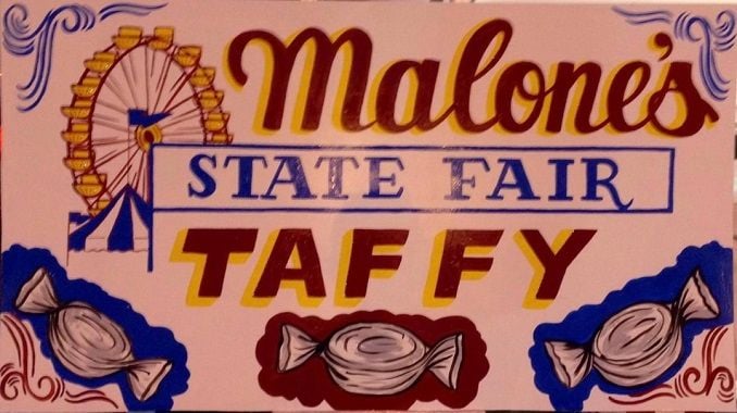 Malone's State Fair Taffy Card